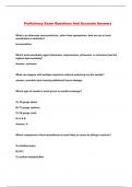 Proficiency Exam Questions And Accurate Answers