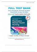 Test Bank for Davis Advantage for Townsend's Psychiatric Mental Health Nursing, 11th Edition by Karyn I. Morgan All Chapter's Latest A+