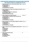 NR 568 ADVANCED PHARMACOLOGY (Hepatology) WEEK 3 QUESTIONS  AND ANSWERS COMPLETE CHAMBERLAIN COLLEGE.