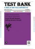 Test Bank For Child Development A Cultural Approach 3rd Edition By Jeffery Jensen Arnett (All Chapters 1-12)