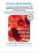 Test Bank for Principles of Anatomy and Physiology 12th Edition by Gerard J. Tortora & Bryan H. Derrickson ISBN 9780470084717 | Complete Guide A+