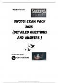 INV3701 EXAM PACK 2025  {DETAILED QUESTIONS AND ANSWERS }