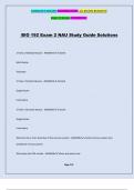 BIO 192 Exam 2 NAU Study Guide Solutions