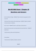 Bio182 NAU Exam 1 Chapter 45 Questions and Answers