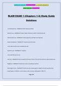 BLAW EXAM 1 (Chapters 1-4) Study Guide Solutions