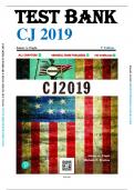 Test Bank and Solutions Manual for CJ 2019 1st Edition by James A. Fagin (All Chapters 1-14)