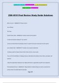 CEN 4010 Final Review Study Guide Solutions