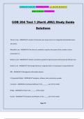 COB 204 Test 1 (Hartt JMU) Study Guide Solutions