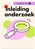 Samenvatting Inleiding onderzoek