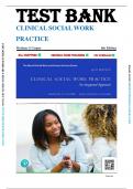 Test Bank For Clinical Social Work Practice An Integrated Approach, 6th Edition by Marlene G Cooper, Joan Granucci Lesser, (All Chapters 1-13)