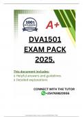 DVA1501  EXAM PACK 2025