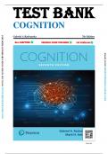 Solutions Manual & Test Bank for Cognition 7th Edition by Gabriel A Radvansky, (All Chapters 1-15)