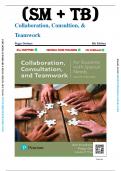 Solutions Manual & Test Bank For Collaborating, Consulting, and Working in Teams for Students with Special Needs 8th Edition by Ann Knackendoffel, (All Chapters 1- 12)