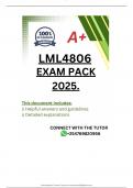 LML4806  EXAM PACK 2025