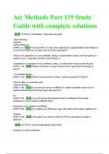 Air Methods Part 135 Study Guide with complete solutions.pdf