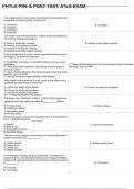 PHTLS PRE & POST TEST, ATLS EXAM, LATEST UPDATE