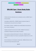 EPA 608 Type 1 Exam Study Guide Solutions