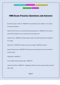 HRB Exam Practice Questions and Answers