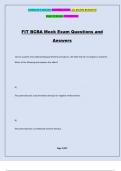 FIT BCBA Mock Exam Questions and Answers