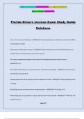 Florida Drivers License Exam Study Guide Solutions