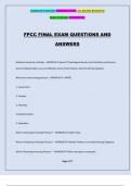 FPCC FINAL EXAM QUESTIONS AND ANSWERS