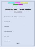 hondros 195 exam 1 Practice Questions and Answers