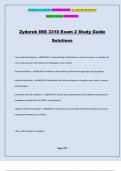 Zydorek IMS 3310 Exam 2 Study Guide Solutions