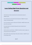 Learn Sailing Right Exam Questions and Answers