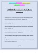 LSU ISDS 3115: exam 1 Study Guide Solutions