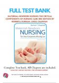 Test Bank _ Maternal-Newborn Nursing The Critical Components of Nursing Care, 3rd Edition, Roberta Durham, Linda Chapman..pdf