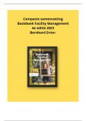 Samenvatting Basisboek facility management 4e druk Bernhard Drion - iets meer uitgebreid