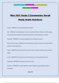 Mort 201: Exam 3 Ceremonies Vocab Study Guide Solutions