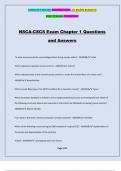 NSCA-CSCS Exam Chapter 1 Questions and Answers