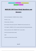 NUR 663 CHF Exam Study Questions and Answers