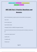 OST 248 Test 1 Practice Questions and Answers