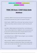 POSC 100 Exam 1 CSUF Study Guide Solutions