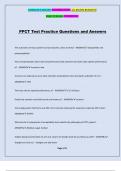 PPCT Test Practice Questions and Answers