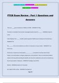 PTCB Exam Review - Part 1 Questions and Answers