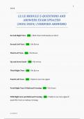 LI/LE MODULE 5-QUESTIONS AND ANSWERS EXAM UPDATED (2024/2025) (VERIFIED ANSWERS)