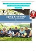 TEST BANK Aging and Society A Canadian Perspectives 9th Edition by Mark Novak, Herbert C. Northcott, Karen Kobayashi  All Chapters 1 - 20