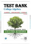 Test Bank for For College Algebra, 13th Edition by Margaret L. Lial, John Hornsby, David I. Schneider, Callie J. Daniels