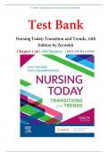 Test Bank - Nursing Today: Transition and Trends, 10th Edition | BEST STUDY GUICE | QUICK DOWNLOAD PDF