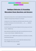 SafeSport Refresher 2: Preventing Misconduct Exam Questions and Answers