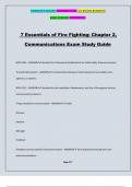 7 Essentials of Fire Fighting: Chapter 2, Communications Exam Study Guide