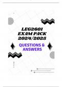 LEG2601 EXAM PACK 2024/2025 (QUESTIONS & ANSWERS)