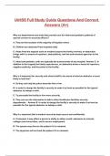 IAHSS Full Study Guide Questions And Correct Answers (A+)