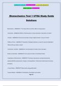 Biomechanics Test 1 UTSA Study Guide Solutions