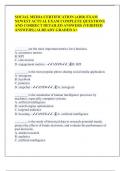 SOCIAL MEDIA CERTIFICATION (ADD) EXAM NEWEST ACTUAL EXAM COMPLETE QUESTIONS AND CORRECT DETAILED ANSWERS (VERIFIED ANSWERS) |ALREADY GRADED A+ ________ are the most important metrics for a business. A. awareness metrics B. KPI C. conversions D. engagement