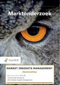 CE10 Market Insights Management Samenvatting - Alle tentamenstof  - ISBN: 9789001891244 