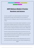 AHIP Medicare Module 5 Practice Questions and Answers Mrs. Reeves is newly eligible to enroll in a Medicare Advantage plan and her MA Initial Coverage Election Period (ICEP) has just begun. Which of the following can she not do during the ICEP? - ANSWER-S